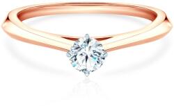 SAVICKI Inelul de logodnă The Light: aur bicolor, diamant - savicki - 9 380,00 RON