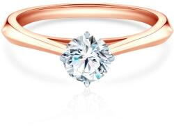SAVICKI Inelul de logodnă The Light: aur bicolor, diamant - savicki - 15 848,00 RON