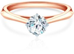 SAVICKI Inelul de logodnă The Light: aur bicolor, diamant - savicki - 18 398,00 RON