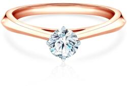 SAVICKI Inelul de logodnă The Light: aur bicolor, diamant - savicki - 12 278,00 RON