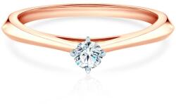 SAVICKI Inelul de logodnă The Light: aur bicolor, diamant - savicki - 4 059,00 RON