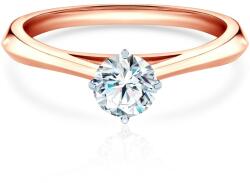 SAVICKI Inelul de logodnă The Light: aur bicolor, diamant - savicki - 16 398,00 RON