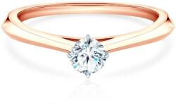 SAVICKI Inelul de logodnă The Light: aur bicolor, diamant - savicki - 6 399,00 RON