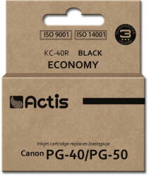 ACTIS KC-40R ink for Canon printer; Canon PG-40 / PG-50 replacement; Standard; 25 ml; black (KC-40R)
