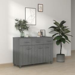 vidaXL Servantă „HAMAR, gri închis, 113x40x80 cm, lemn masiv pin (340442) Comoda