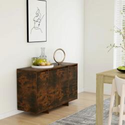 vidaXL Servantă, stejar afumat, 120x41x75 cm, PAL (813059) Comoda