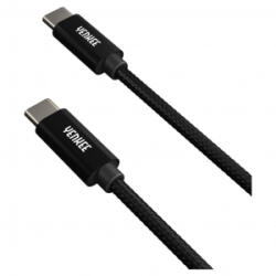 YENKEE YCU C103 BK USB-C - USB-C adat-, és töltőkábel 3m fekete