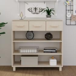 vidaXL Masă cafea „HAMAR, maro miere, 90x35x90 cm, lemn masiv de pin (340464)