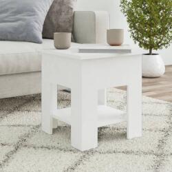 vidaXL Măsuță de cafea alb extralucios 40x40x42 cm lemn prelucrat (810277) Masa de cafea