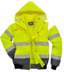 Portwest Hi-Vis Kontraszt Bomber dzseki (C465YGYXXL)