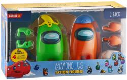 PMI Set figurine de acțiune P. M. I. Games: Among Us - Crewmates (4 hats and accessories) (Series 2), 2 buc, 17 cm, sortiment (074516) Figurina