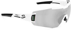SPIUK - ochelari soare sport fotocromatici Profit, lentile transparente Lumiris II - rama alba (GPROBLLU)