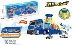 Magic Toys Parkológarázzsá alakítható kamion készlet funkciókkal (MKL302306) - jatekshop