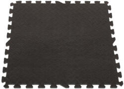  4db-os habszivacs szőnyeg gyerekeknek (60x60cm) fekete (KX7463)