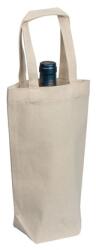  Vászontáska palackhoz 16, 9 x 8, 5 x 27, 2 cm 220g/m2 pamut, natúr