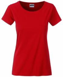 Daiber Tricou clasic de damă din bumbac organic 8007 - Roșie | S (8007-1754826)