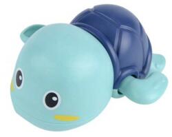 ST Felhúzható teknős fürdő játék kék