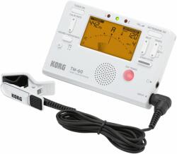 KORG Tm-60c Wh Hangoló/metronóm+ Kontaktmikrofon