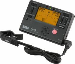 KORG Tm-60c Bk Digitális Hangoló/metronóm+kontaktmikrofon