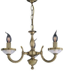 Reccagni Angelo Candelabru clasic cu 3 brate design italian realizata manual 4650 (RA-L. 4650/3)