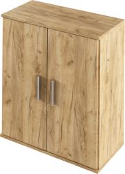 Mobikon Comoda 2 usi mdf natur stejar artisan Resita 70.6x35x79.5 cm (0000263133) Comoda