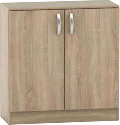 Mobikon Comoda cu 2 usi din mdf maro stejar sonoma Betty 90x39x93 cm (0000077427) Comoda