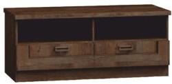 Mobikon Comoda TV, din mdf maro stejar lefkas, 118x50x50 cm (0000086894) Comoda