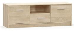 Mobikon Comoda TV din mdf stejar sonoma Teyo 123x38x43 cm (0000186561) Comoda