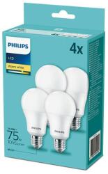 Philips A60 E27 10.5W 2700K 4x (P4400)