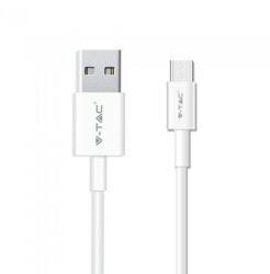 V-TAC Cablu de date V-Tac 8486 Silver Edition USB tip C 1m Alb (SKU-8486)