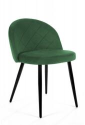 AKORD 1 db velúr skandináv stílusú szék üveg zöld (CSJ.077-BG)