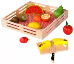 Tooky Toy Set de joc Tooky Toy - Fructe pentru taiat, prospetime (TKI014)