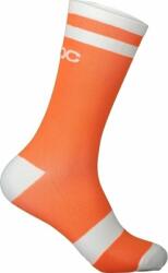 POC Lure MTB Long Sock Zink Orange/Hydrogen White M Kerékpáros zoknik