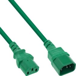 InLine Cablu prelungitor alimentare C13 la C14 1m Verde, Inline IL16501G (IL16501G)