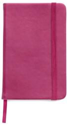 Jegyzetfüzet A/6 vonalas, gumipánttal, 100 lapos, pink (2889-17)