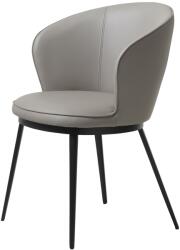 Furniria Design szék Danika taupe - műbőr
