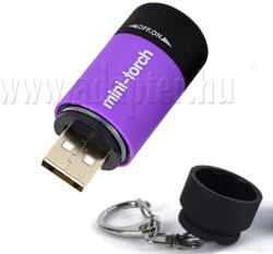 AHT ACSL-65P miniatür, tölthető, USB elemlámpa (zseblámpa)