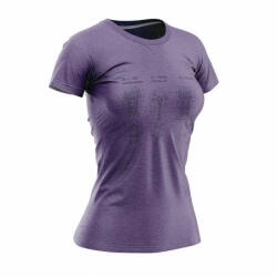 Northfinder Tricou dama respirabil Madeleine purplemelange (107107-559-102)