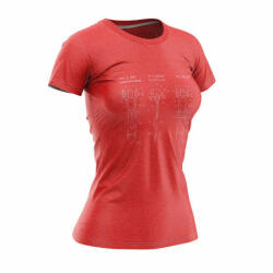 Northfinder Tricou dama respirabil Madeleine redmelange (107107-362-104)