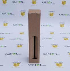 Szidibox Karton Ablakos pálinkás doboz barna 62x62x300mm (SZID-00578)