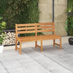 vidaXL Bancă de grădină, 150 cm, lemn masiv de tec (316635)