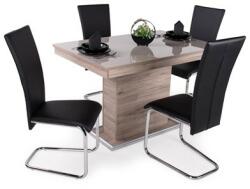  Flóra plusz 120 cm asztal Paulo székkel - 4 személyes étkezőgarnitúra