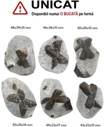 Staurolit - Piatra Crucii Bruta Naturala 43-55 x 30-39 x 14-17 mm - ( XXL ) - 1 Buc