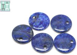  Pandantiv Lapis Lazuli Natural cu Gaura Disc - 25x25x6 mm - 1 Buc