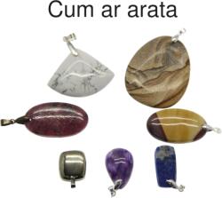  Pandantiv Lapis Lazuli Natural cu Gaura - Picatura - 30x35 x 20-22 x 5-10 mm - 1 Buc