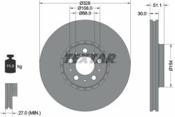 TEXTAR Disc frana TEXTAR PRO+ 92284105 (92284105)