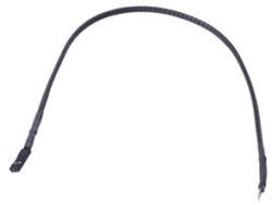 Phobya Cablu prelungitor Phobya 2-pini, 30cm, sleeving, black, 82394