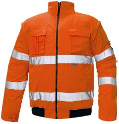 CERVA CLOVELLY pilóta dzseki HV narancs XXL (0301007190005) - munkaruhatrade