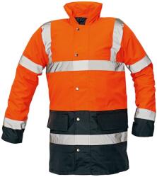 CERVA SEFTON kabát HV narancs/sötétkék L (0301007390003)