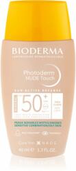 BIODERMA Photoderm Nude Touch fluid mineral cu protecție solară SPF 50+ culoare Very light 40 ml